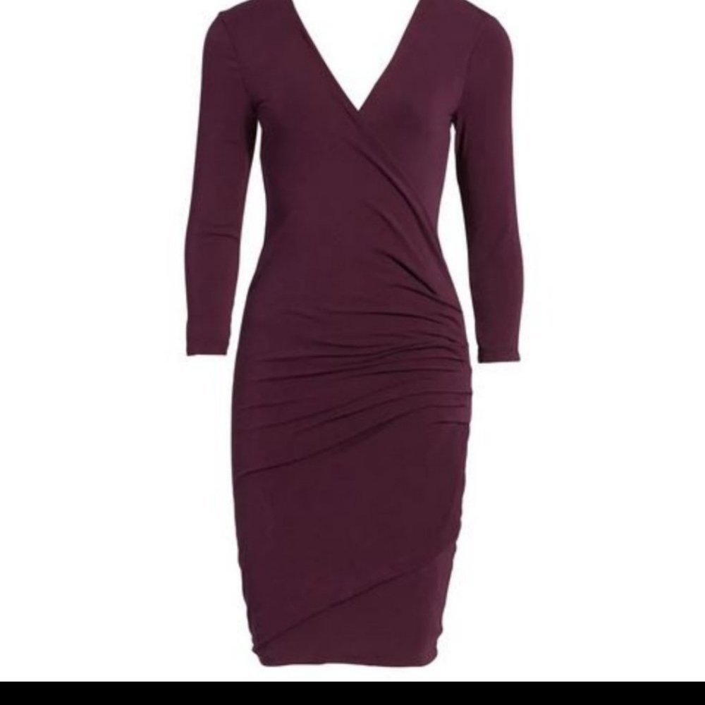 James Perse ruched bodycon dress